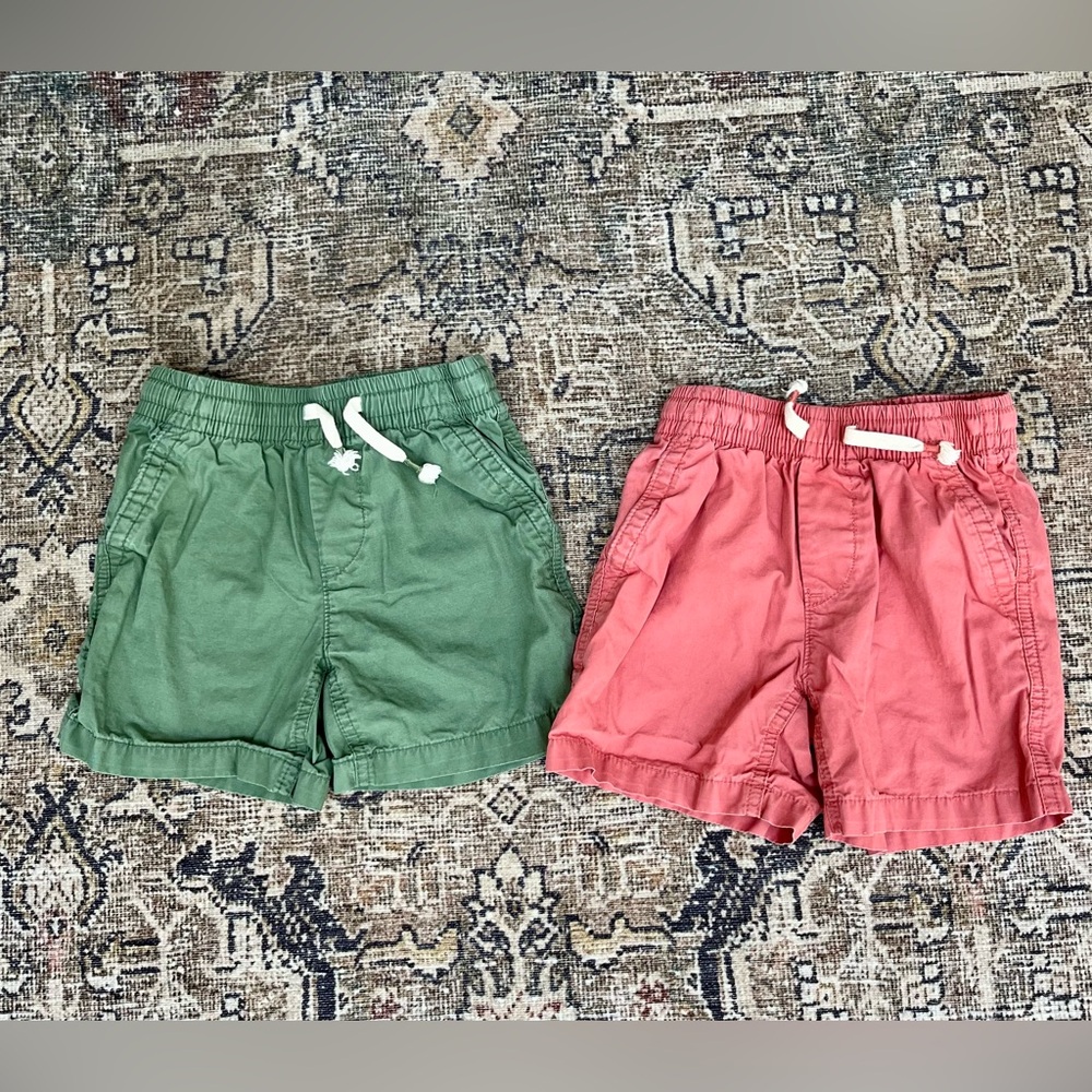 Gap Kids Green and Coral Shorts